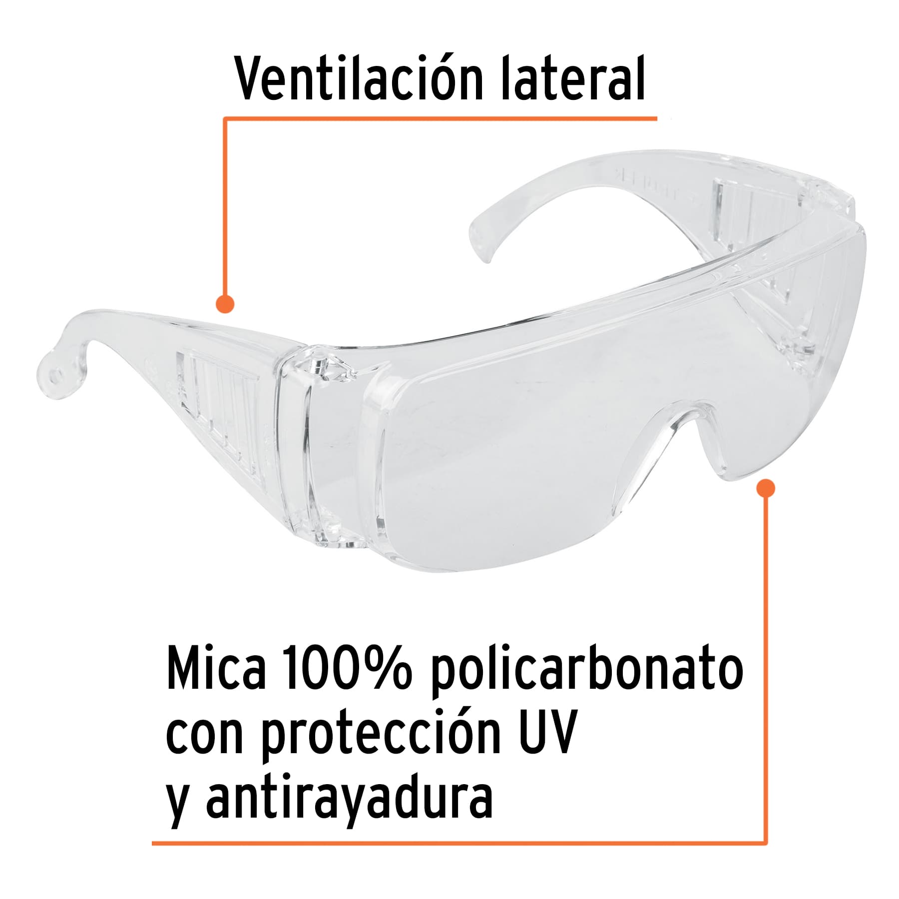 Shops gafas transparentes truper