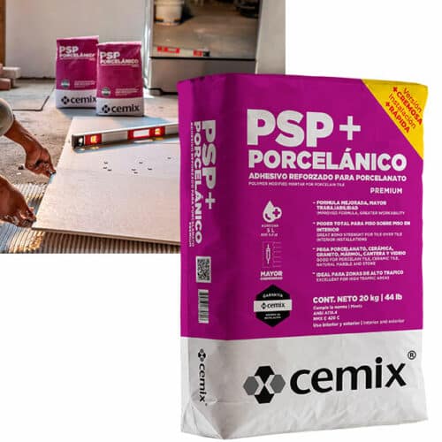 Adhesivo porcelánico PSP Pega Porcelanato, CEMIX